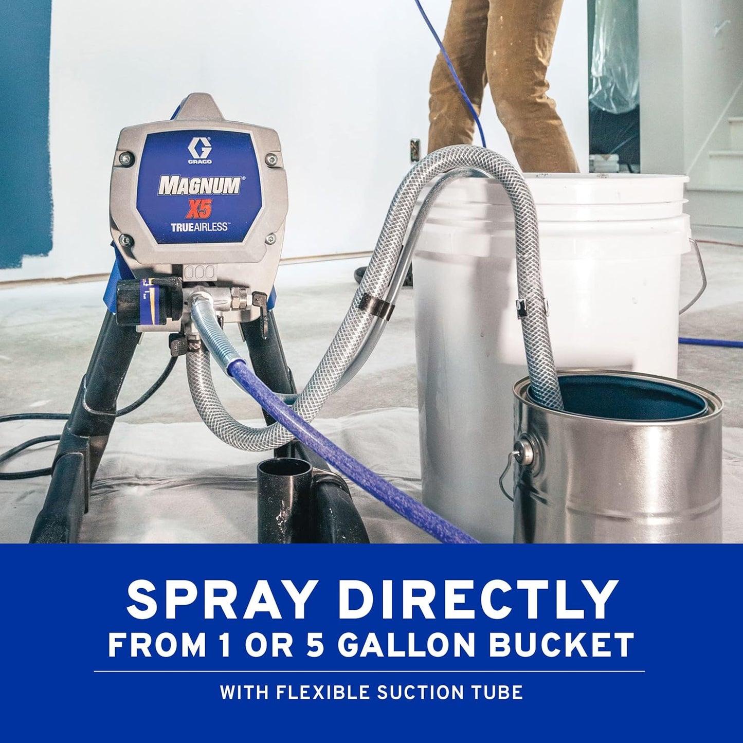 Magnum 262800 X5 Stand Airless Paint Sprayer, Blue