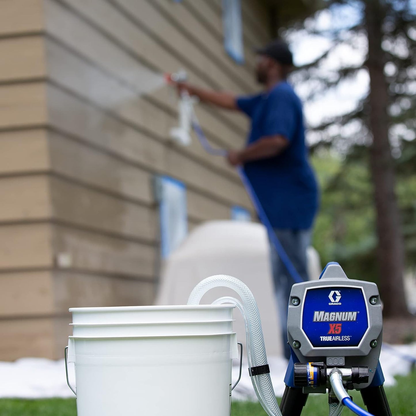 Magnum 262800 X5 Stand Airless Paint Sprayer, Blue